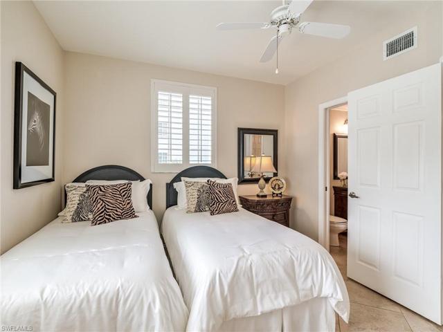 Guest ensuite full Jack & Jill bath that doubles as a powder room for guests.