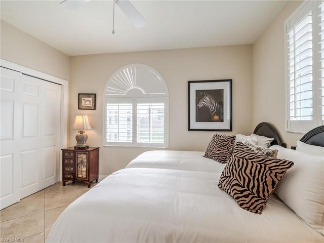 Twin beds that can also be put together to double as a king size bed. Full size closet.