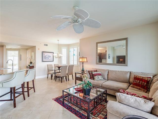Open and spacious living/dining area perfect for entertaining or just relaxing in your space.