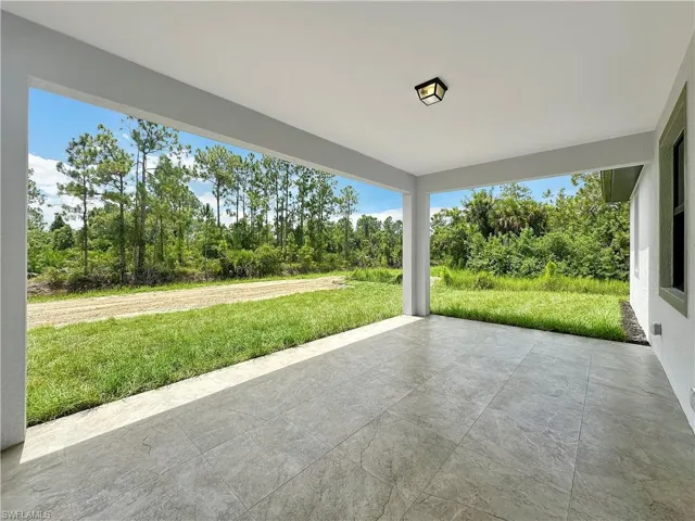 View of patio