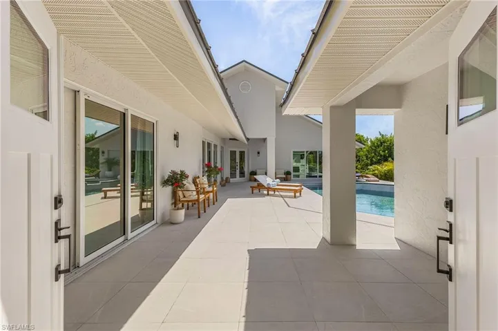 View of patio
