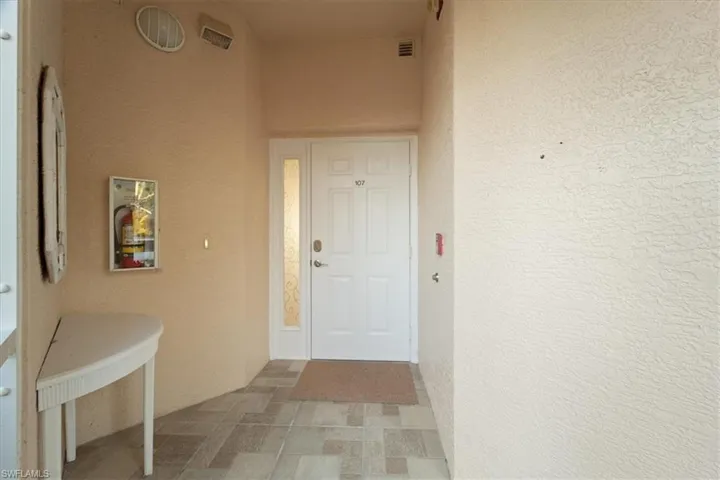 Doorway to property