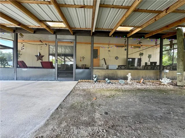 View of patio
