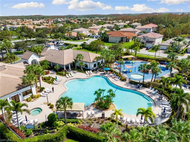 Clubhouse and resort style pool.