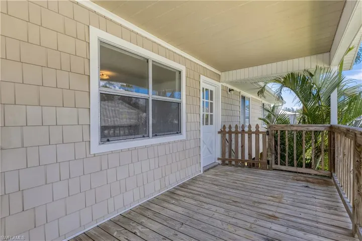 View of deck
