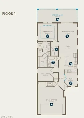 Floorplan with structural options
