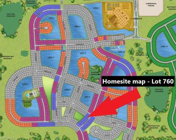 Site map - Lot 760