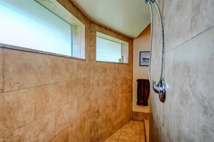 Bathroom featuring tile patterned floors