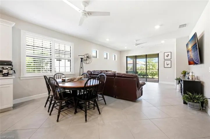Open-concept interior
