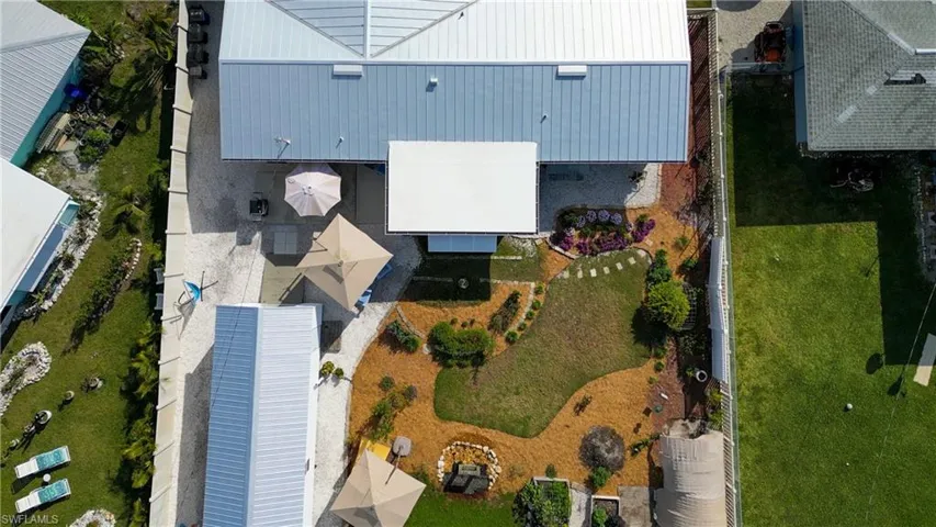 Aerial view of property and surrounding area