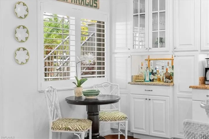 Bar featuring a bar