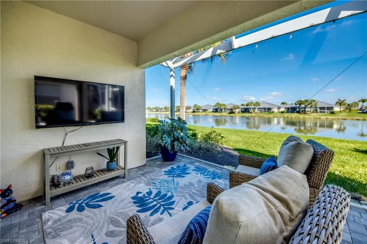 Screened lanai