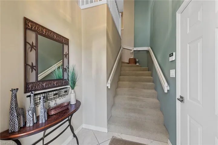 Nice Foyer with Door to 2-car garage as well as welcoming entrance