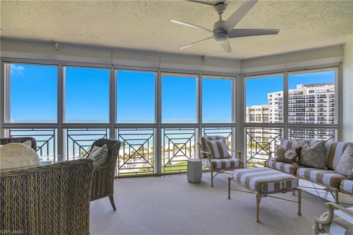 Endless blue skies & sea, then sunsets from Western lanai overlooking Gulf