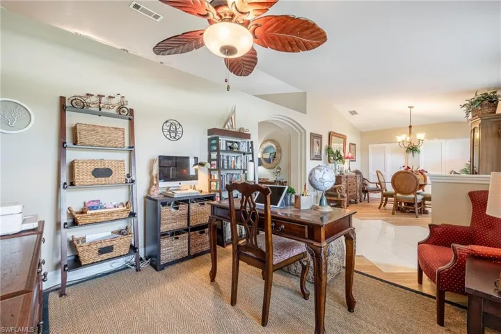 Flex space for office or formal living room
