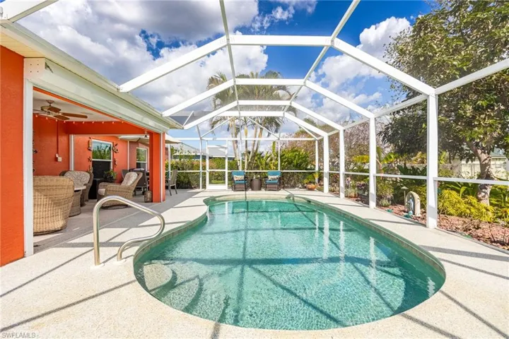 Heated, salt water pool