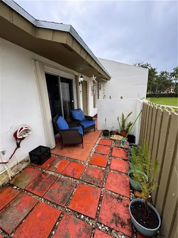 View of patio