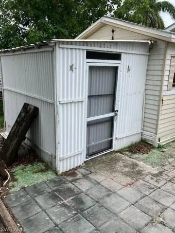 View of outdoor structure