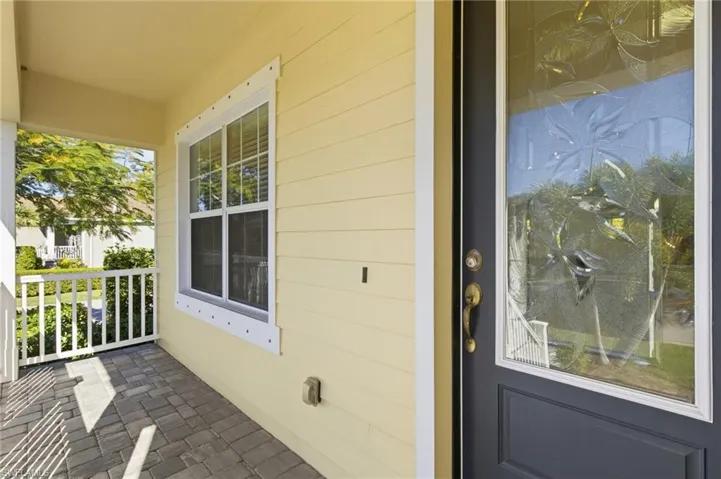 View of exterior entry
