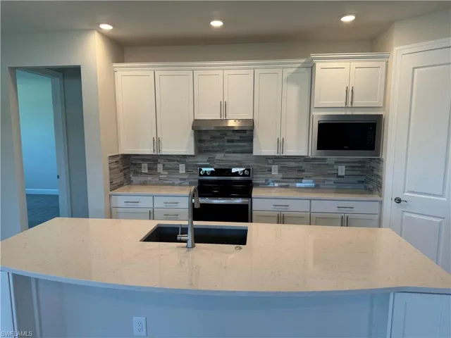 Interior photos of the completed home