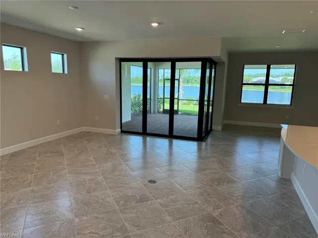 Interior photos of the completed home