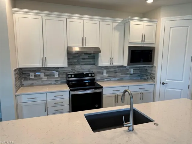 Interior photos of the completed home