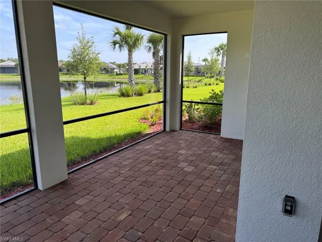 Lanai of the completed home