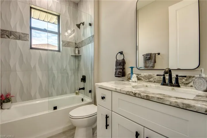 Guest Bathroom nicely appointed !!