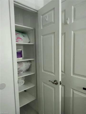 View of closet