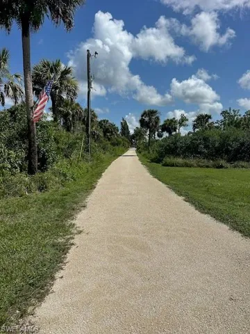 Newly resurfaced private driveway.