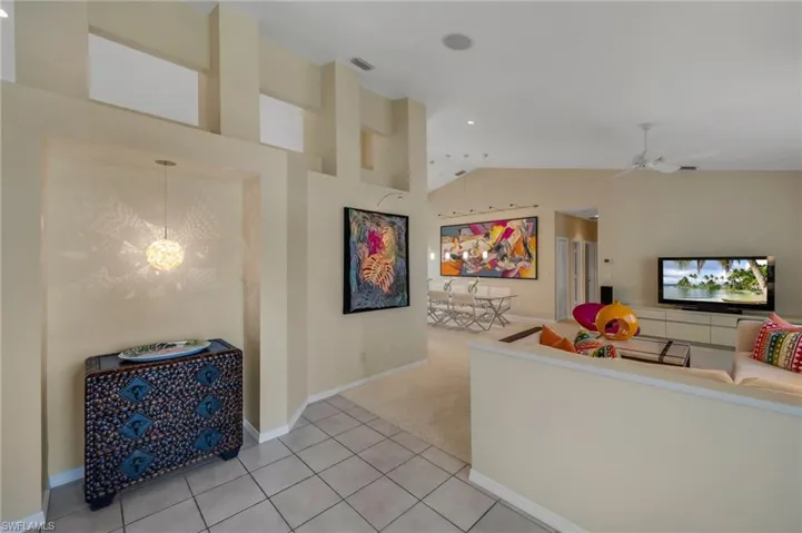 Living room is large open to Dining Room.