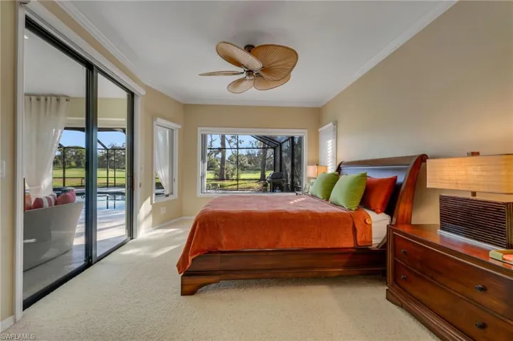 This bedroom could really be a second primary bedroom.