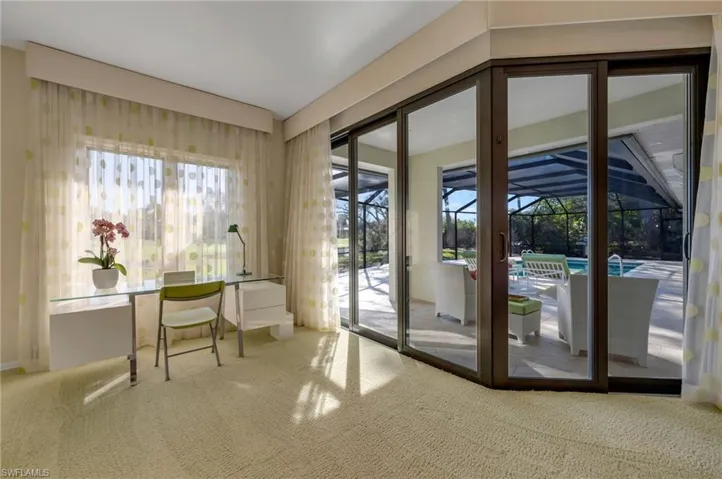 Look at the light that flows into the office and primary bedroom