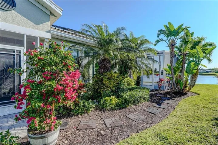 View of yard featuring a water view