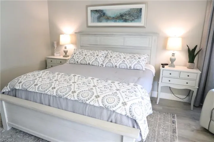 Bedroom featuring light hardwood / wood-style floors