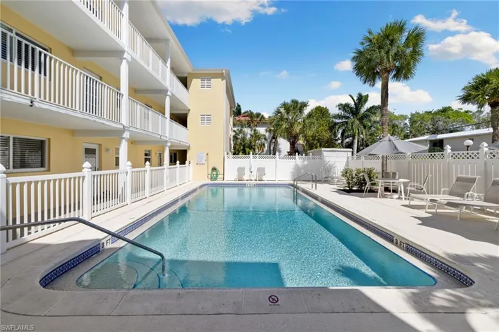 Lap Pool for early swim or sunbathing with a great book