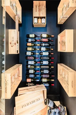 View of wine room