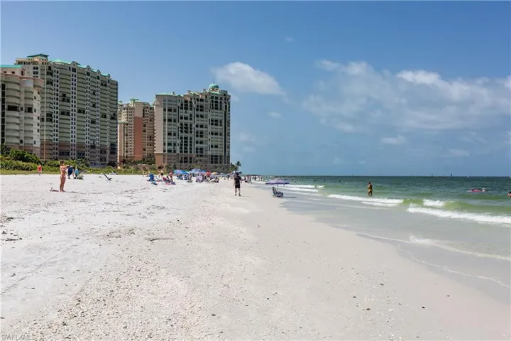 Property view of water with a view of the beach