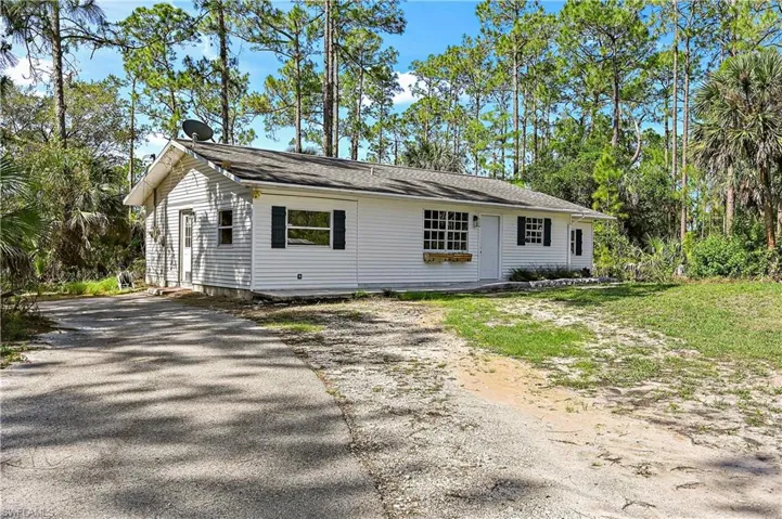 View of front of guest house