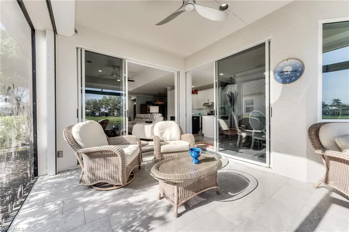 The lanai provides for expansive living space