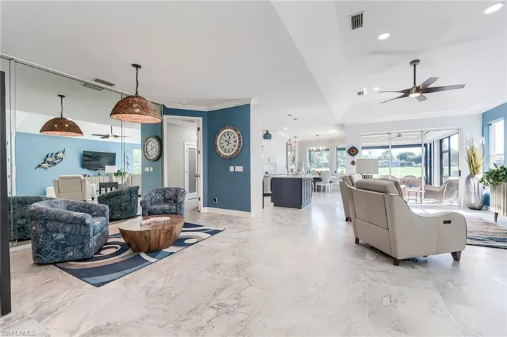 Bright, roomy living spaces