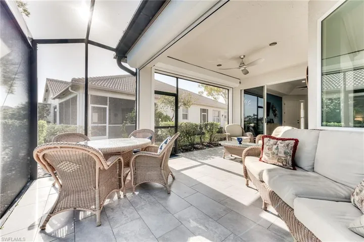 Partially undercover with hurricane shutters