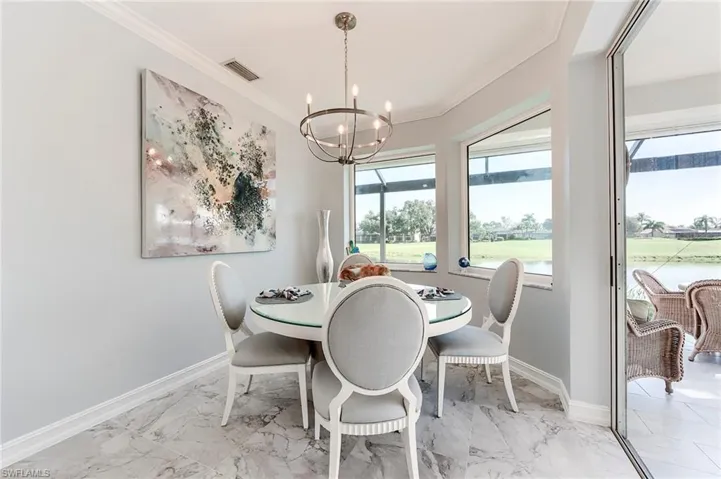 Casual dining overlooks water