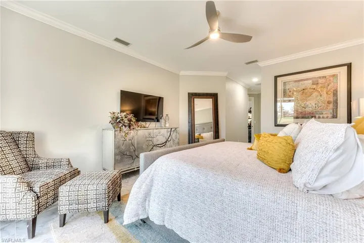 Plenty of room for a king size bed