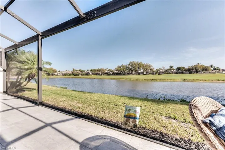 Beautiful water and golf course view