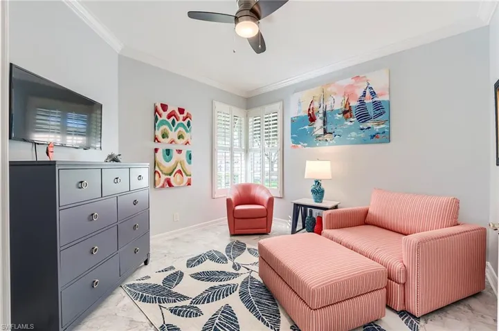 Easily used as 3rd bedroom