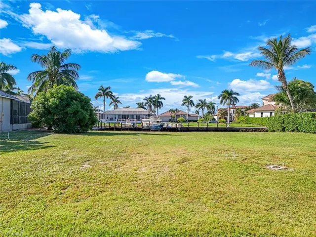 View of grassy yard