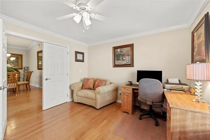 Den/office w/French doors