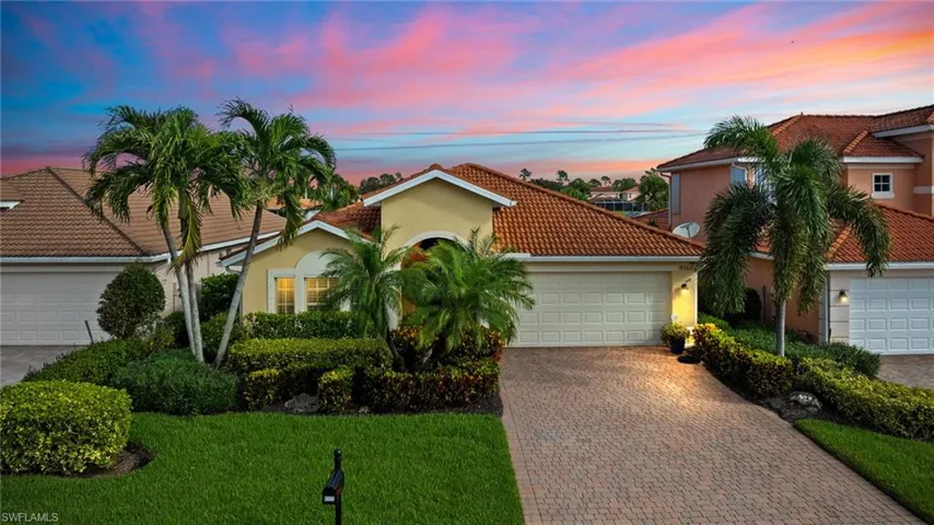 Sunset sky over 9322 La Bianco St