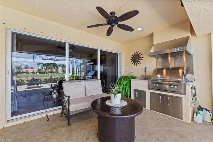Outdoor kitchen w/sink and storage